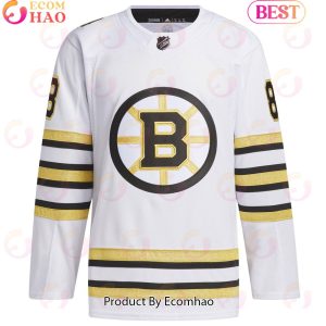 NHL Boston Bruins David Pastrnak White Primegreen Authentic Pro Player Hockey Jersey