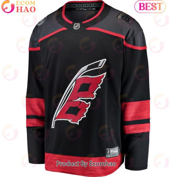 NHL Carolina Hurricanes Fanatics Branded Black Home Breakaway Hockey Jersey