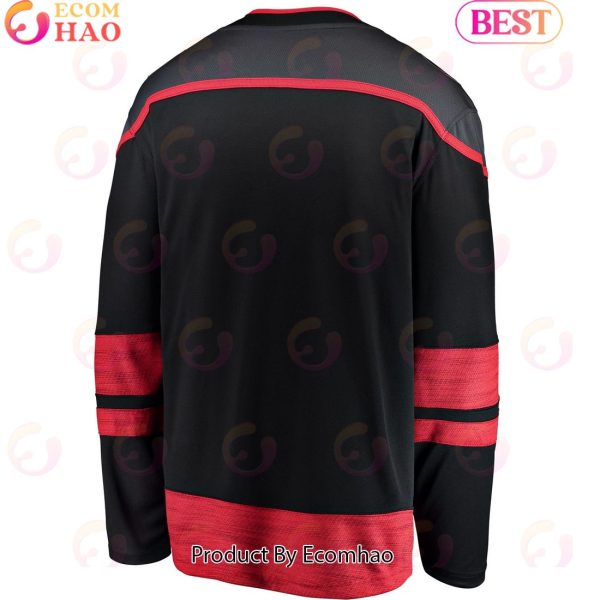 NHL Carolina Hurricanes Fanatics Branded Black Home Breakaway Hockey Jersey