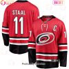 NHL Carolina Hurricanes Jordan Martinook Fanatics Branded Black Home Breakaway Hockey Jersey