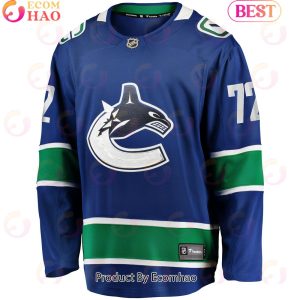 NHL Vancouver Canucks Anthony Beauvillier Fanatics Branded Blue Home Breakaway Hockey Jersey