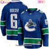 NHL Vancouver Canucks Blue Home Authentic Blank Hockey Jersey