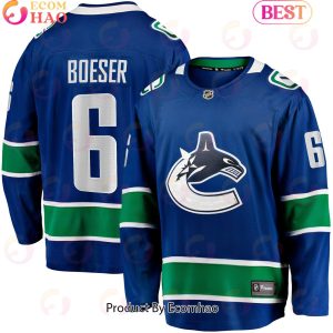 NHL Vancouver Canucks Brock Boeser Fanatics Branded Blue Home Breakaway Hockey Jersey
