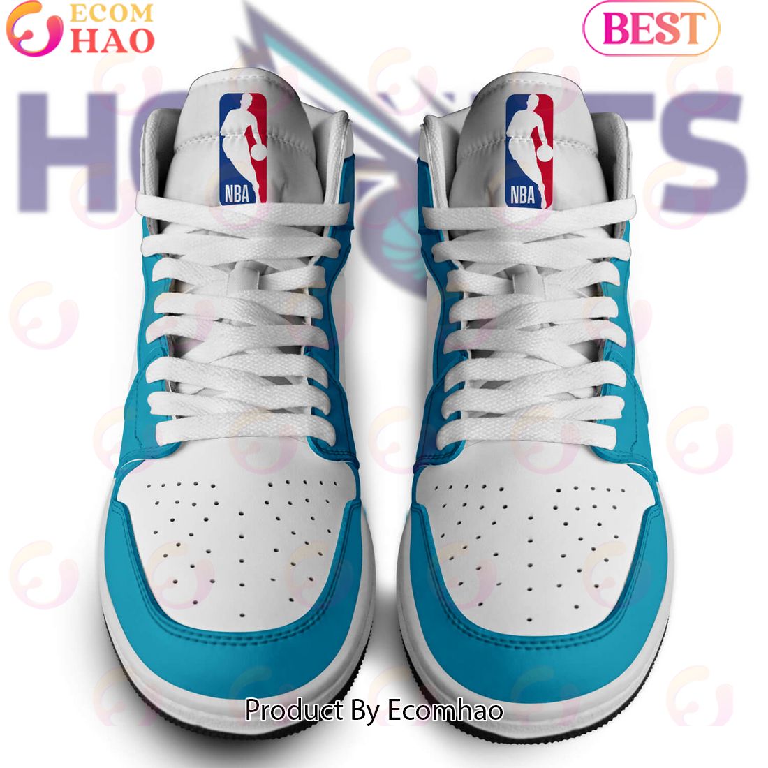 Custom Your Name NBA Charlotte Hornets Air Jordan 1 Sneakers