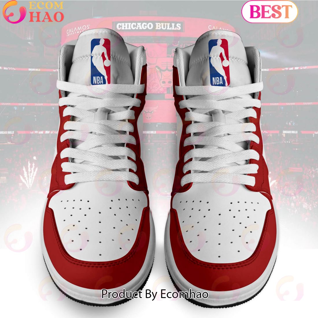 Custom Your Name NBA Chicago Bulls Air Jordan 1 Sneakers