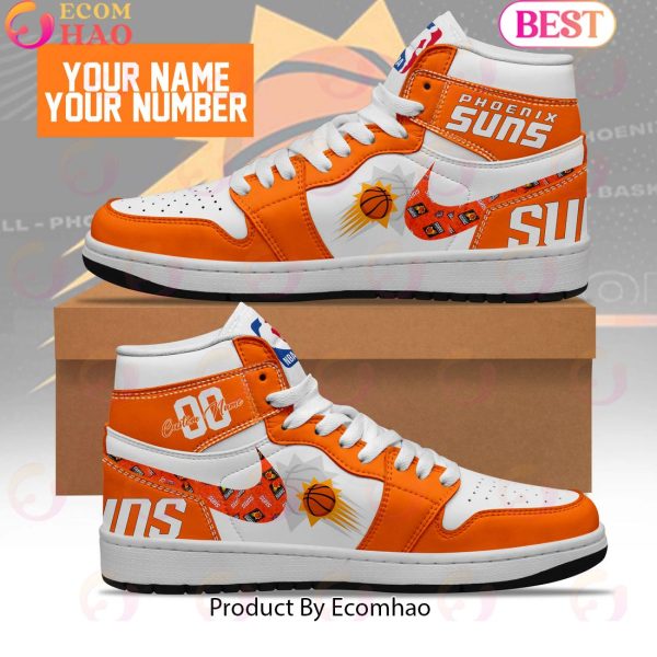 Custom Your Name NBA Phoenix Suns Air Jordan 1 Sneakers