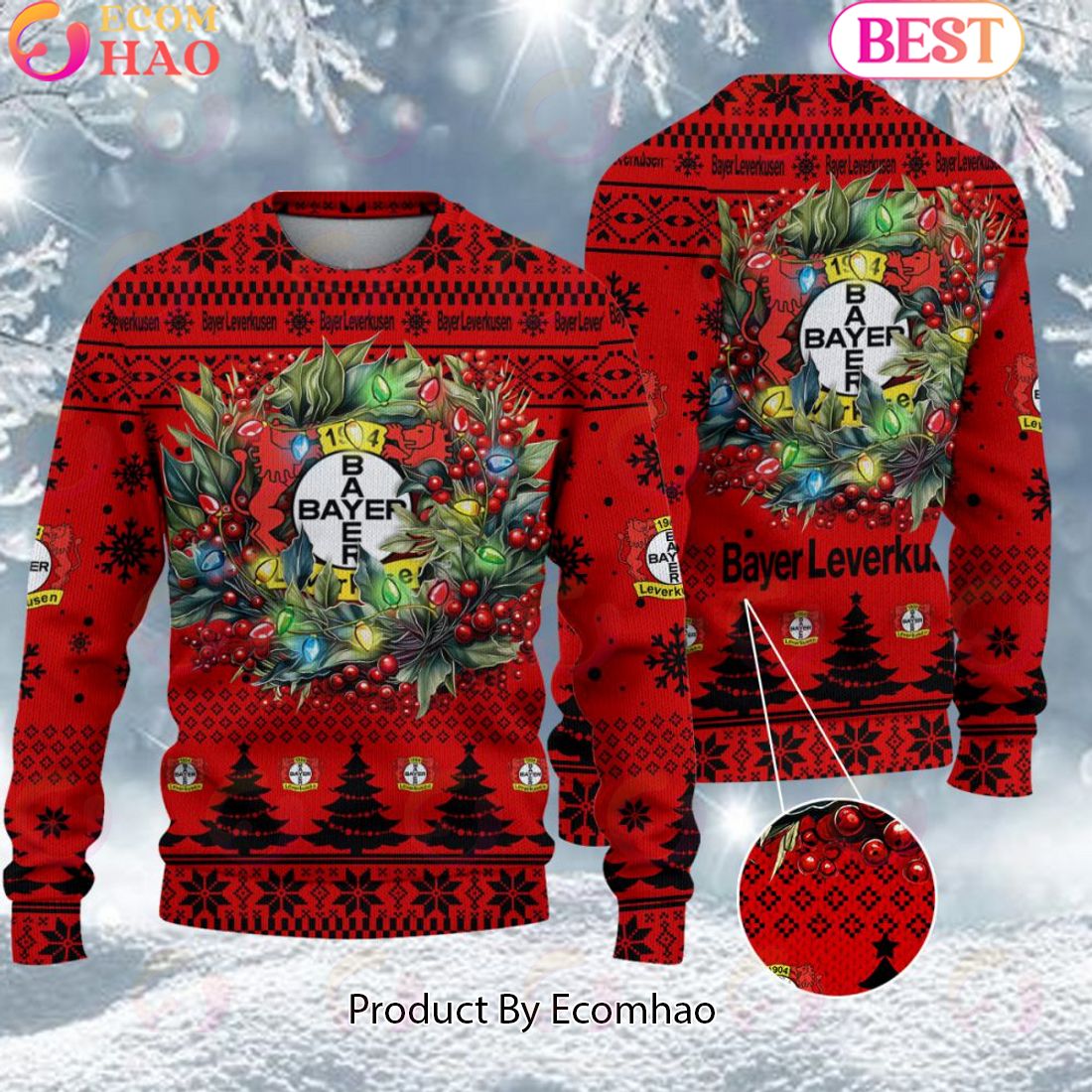 Bayer 04 Leverkusen Bundesliga Ugly Sweater