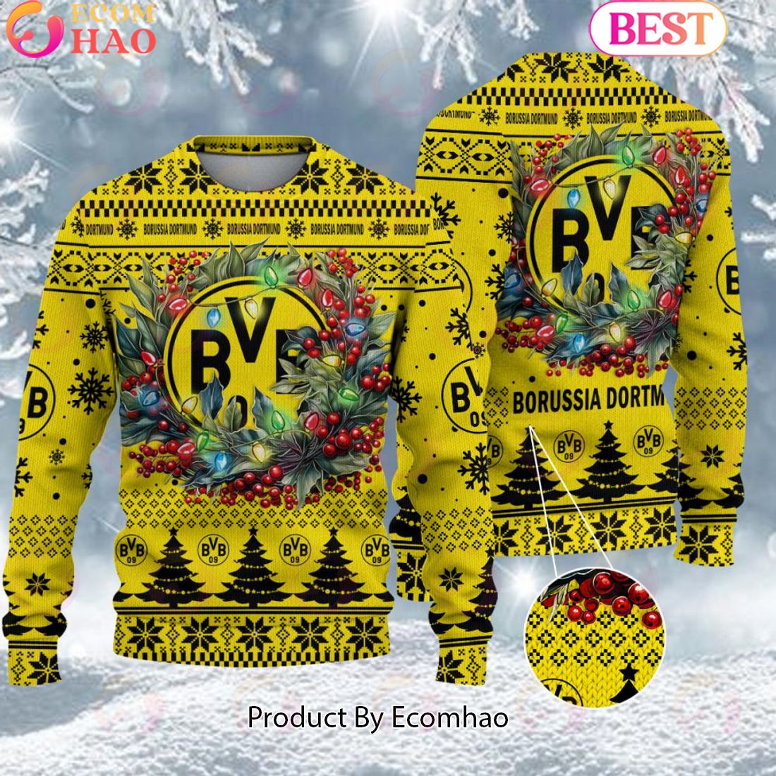 Bayer 04 Leverkusen Bundesliga Ugly Sweater