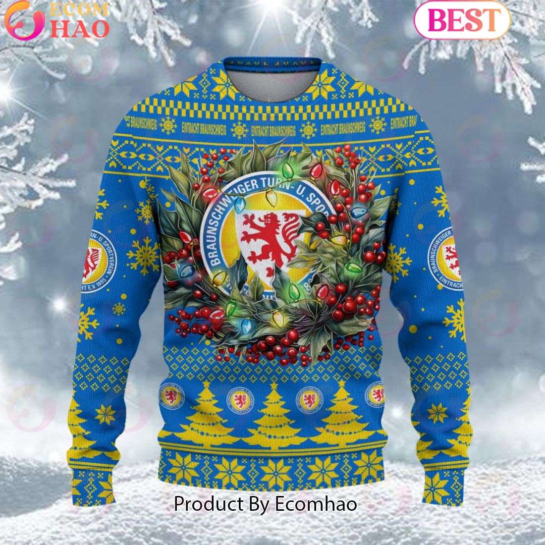 Eintracht Braunschweig Bundesliga Ugly Sweater