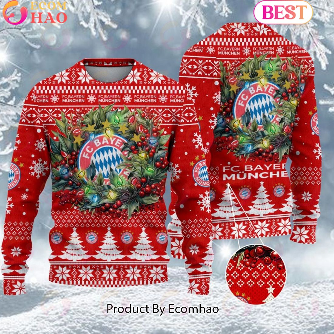 FC Bayern Munchen Bundesliga Ugly Sweater