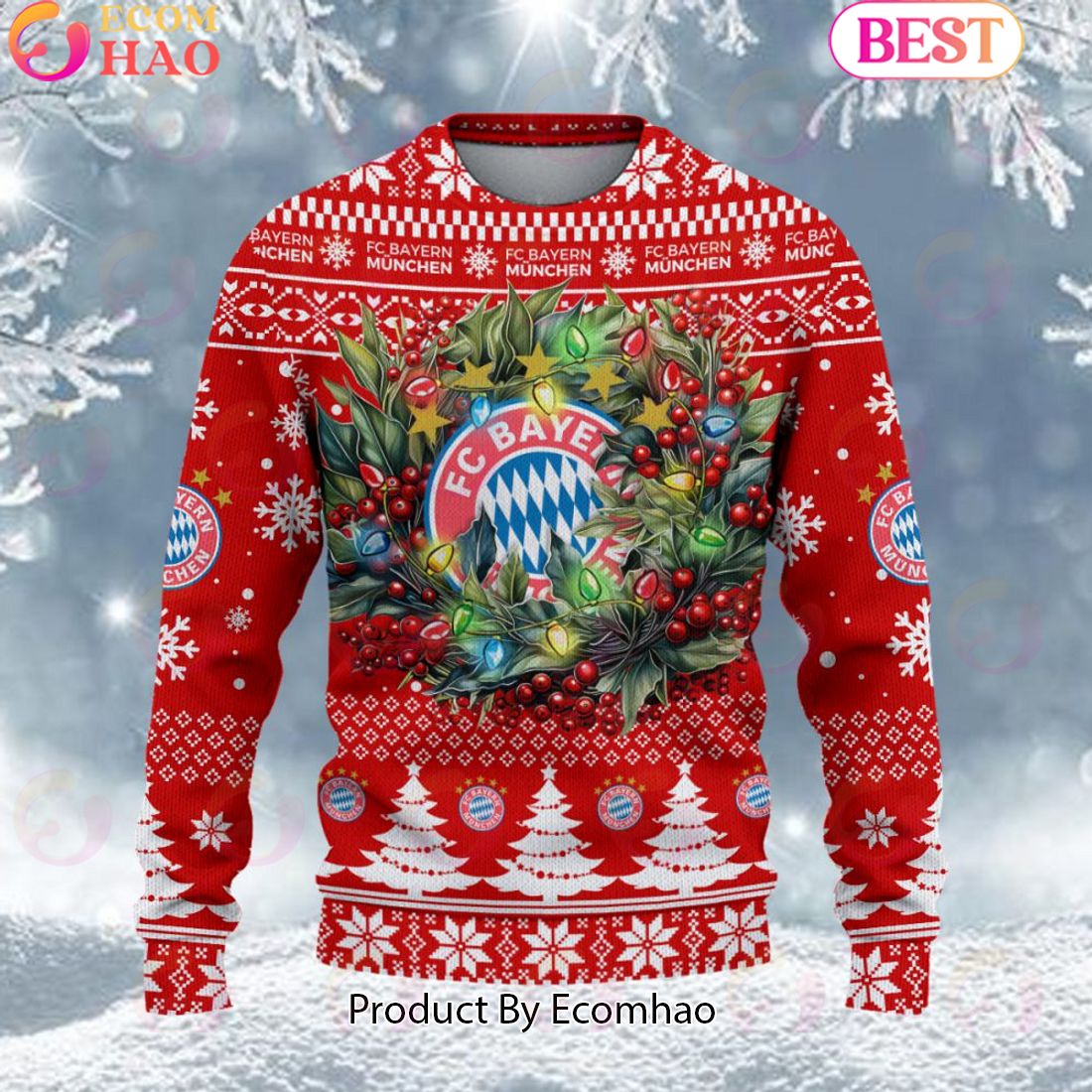 FC Bayern Munchen Bundesliga Ugly Sweater