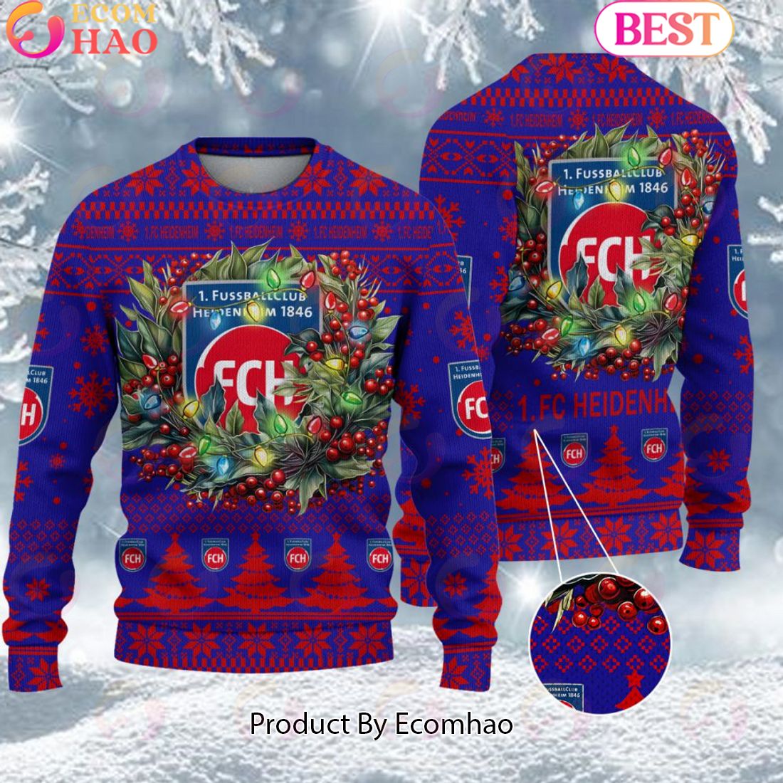 FC Heidenheim Bundesliga Ugly Sweater