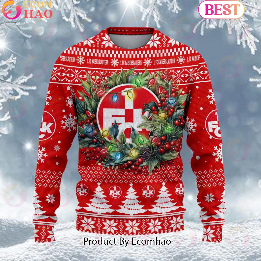 FC Kaiserslautern Bundesliga Ugly Sweater