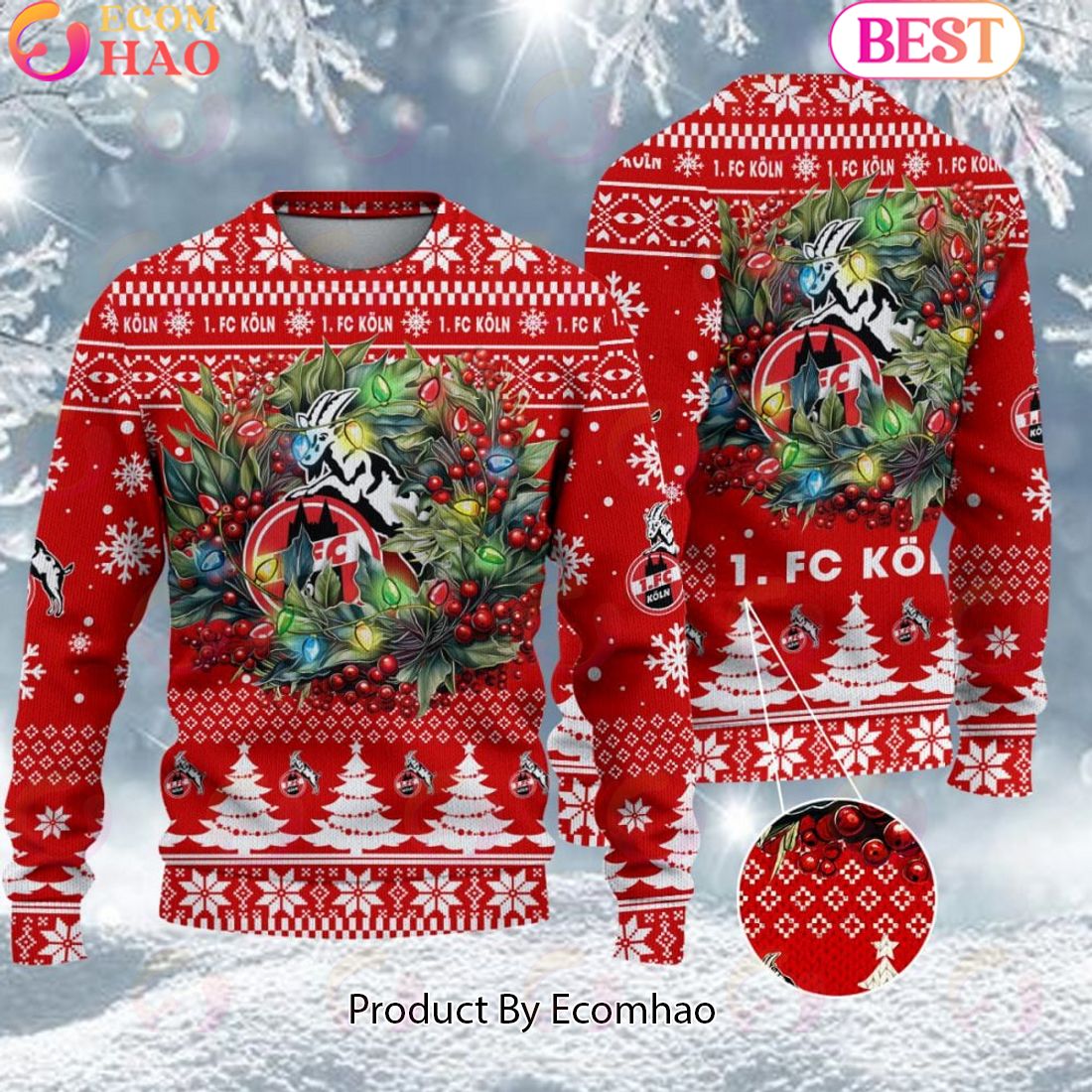 FC Koln Bundesliga Ugly Sweater