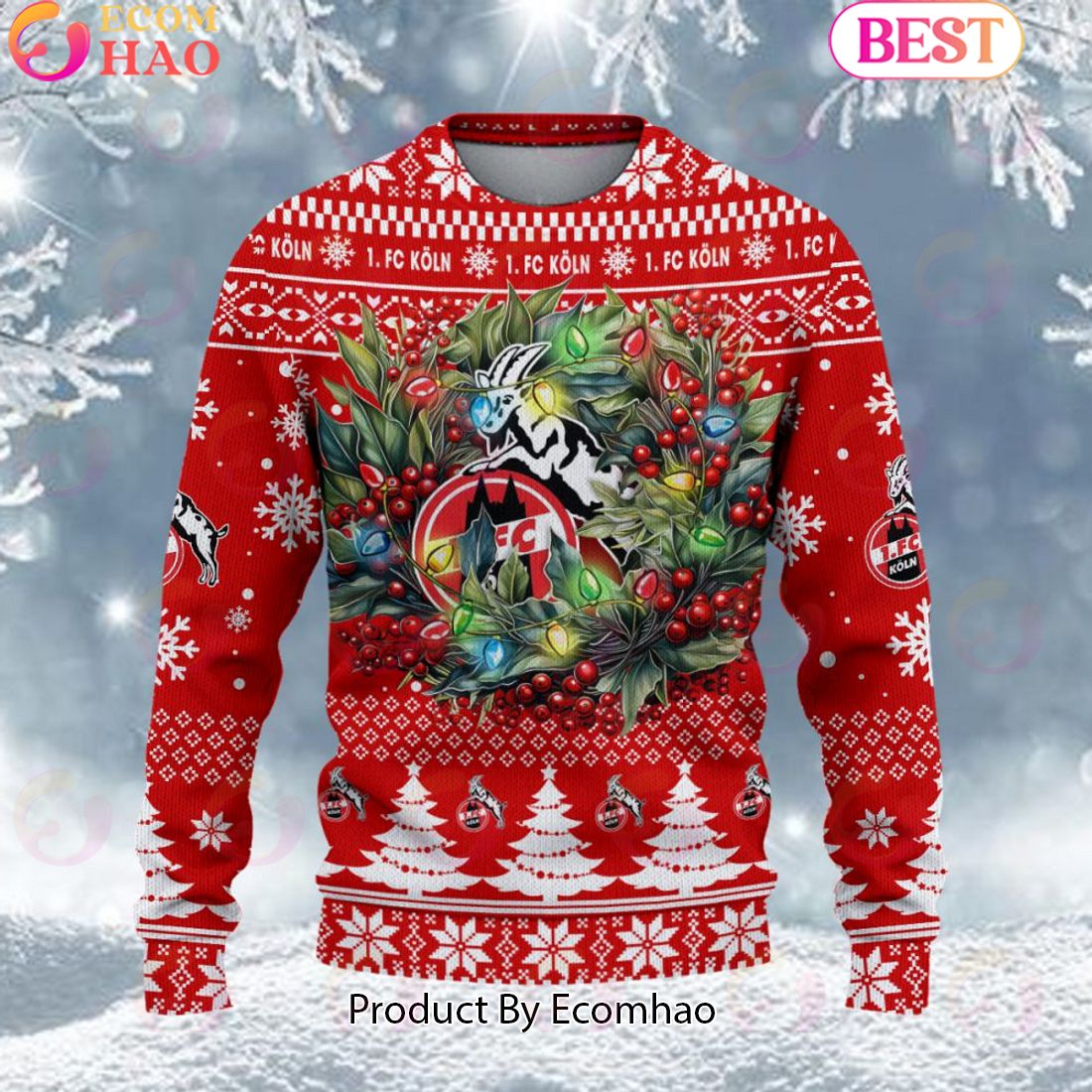 FC Koln Bundesliga Ugly Sweater