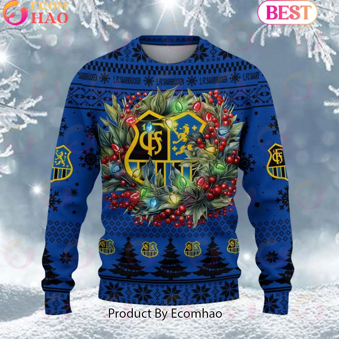 FC Saarbrucken Bundesliga Ugly Sweater