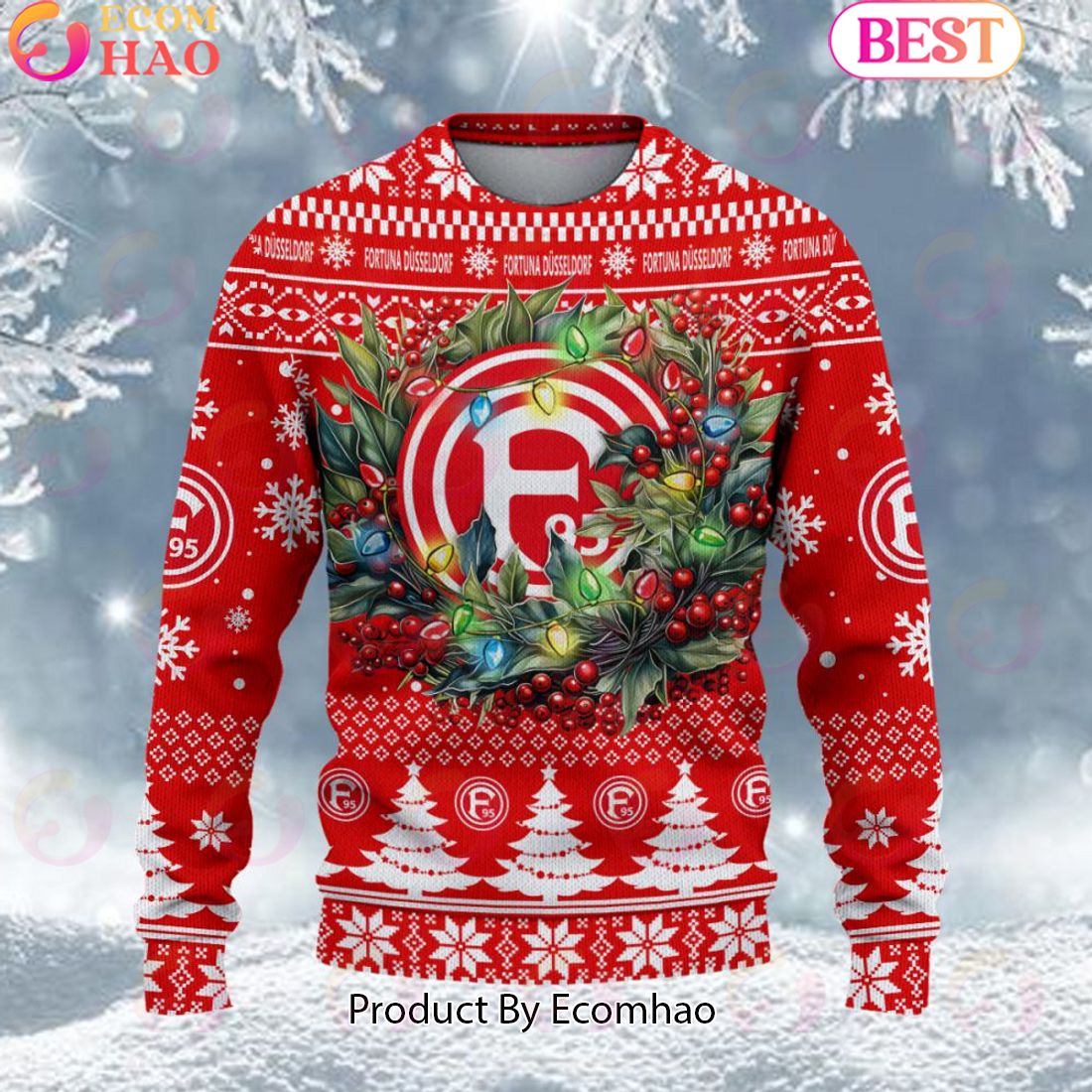 Fortuna Dusseldorf Bundesliga Ugly Sweater