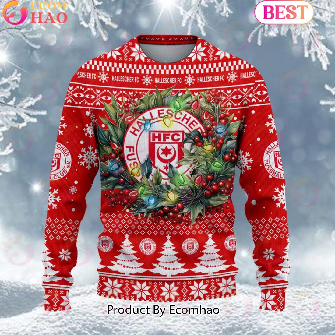 Hallescher FC Bundesliga Ugly Sweater