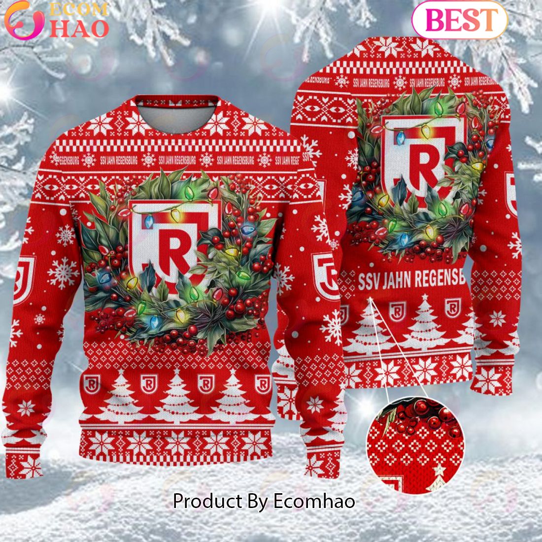 Jahn Regensburg Bundesliga Ugly Sweater