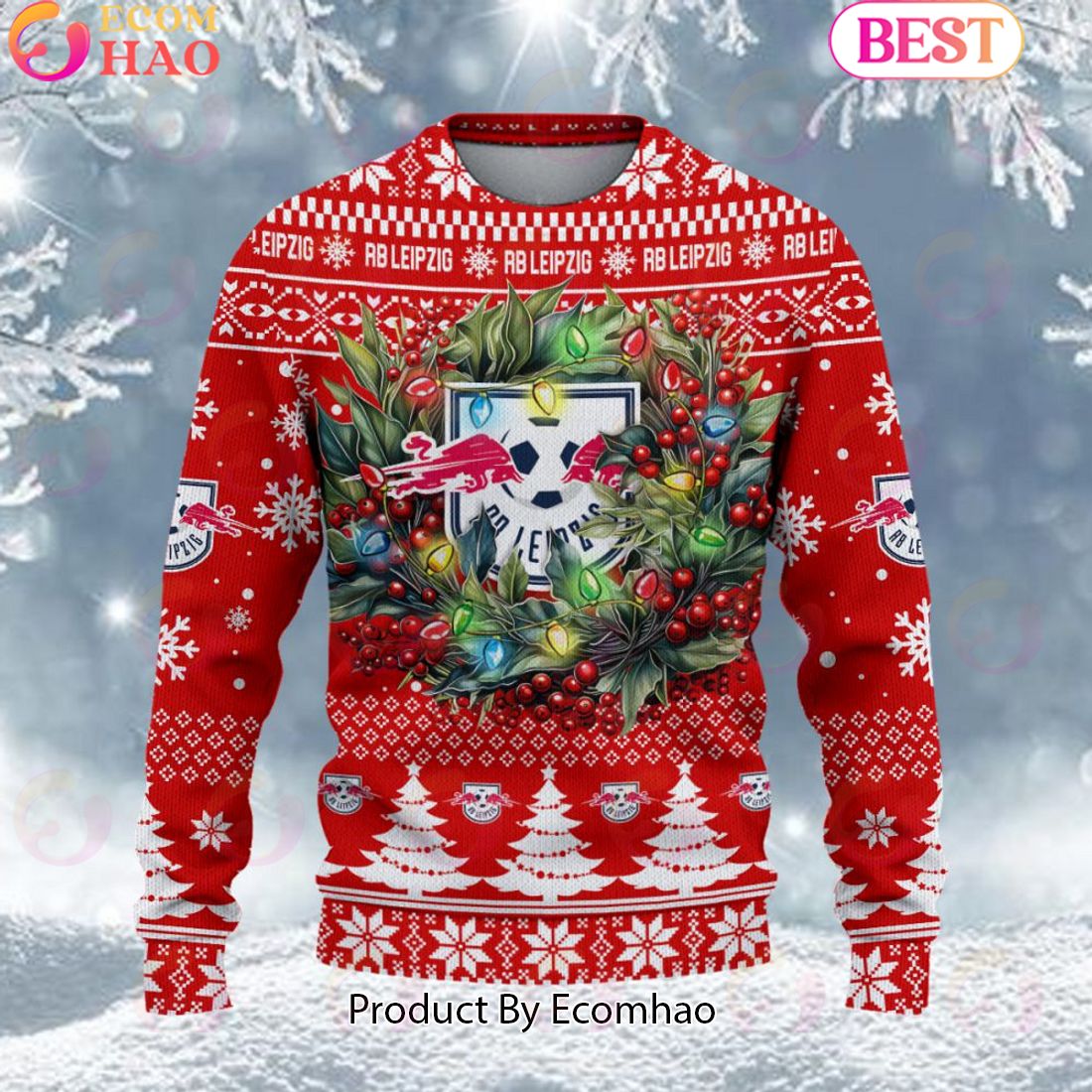 RB Leipzig Bundesliga Ugly Sweater