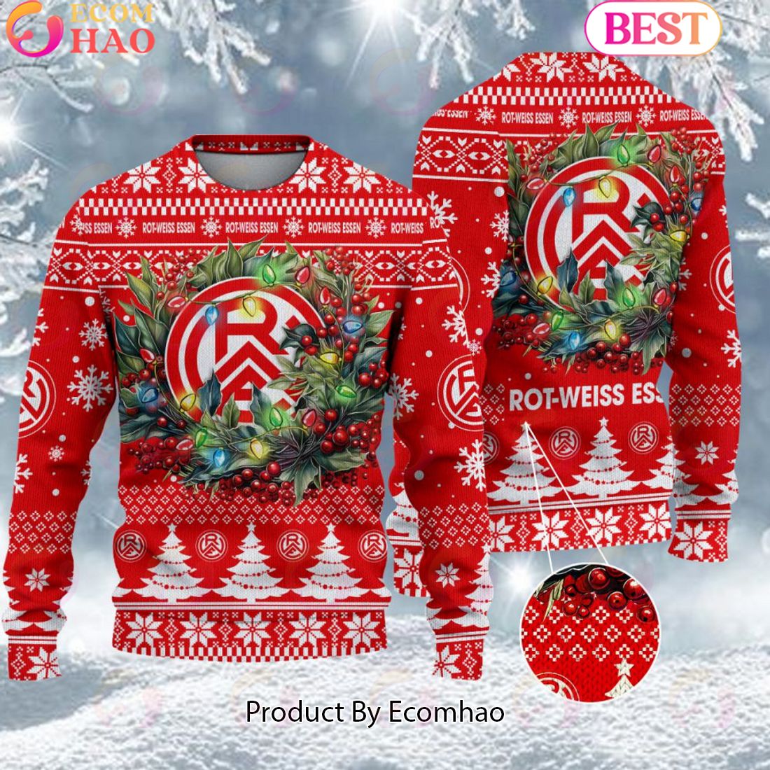 Rot-Weiss Essen e.V Bundesliga Ugly Sweater