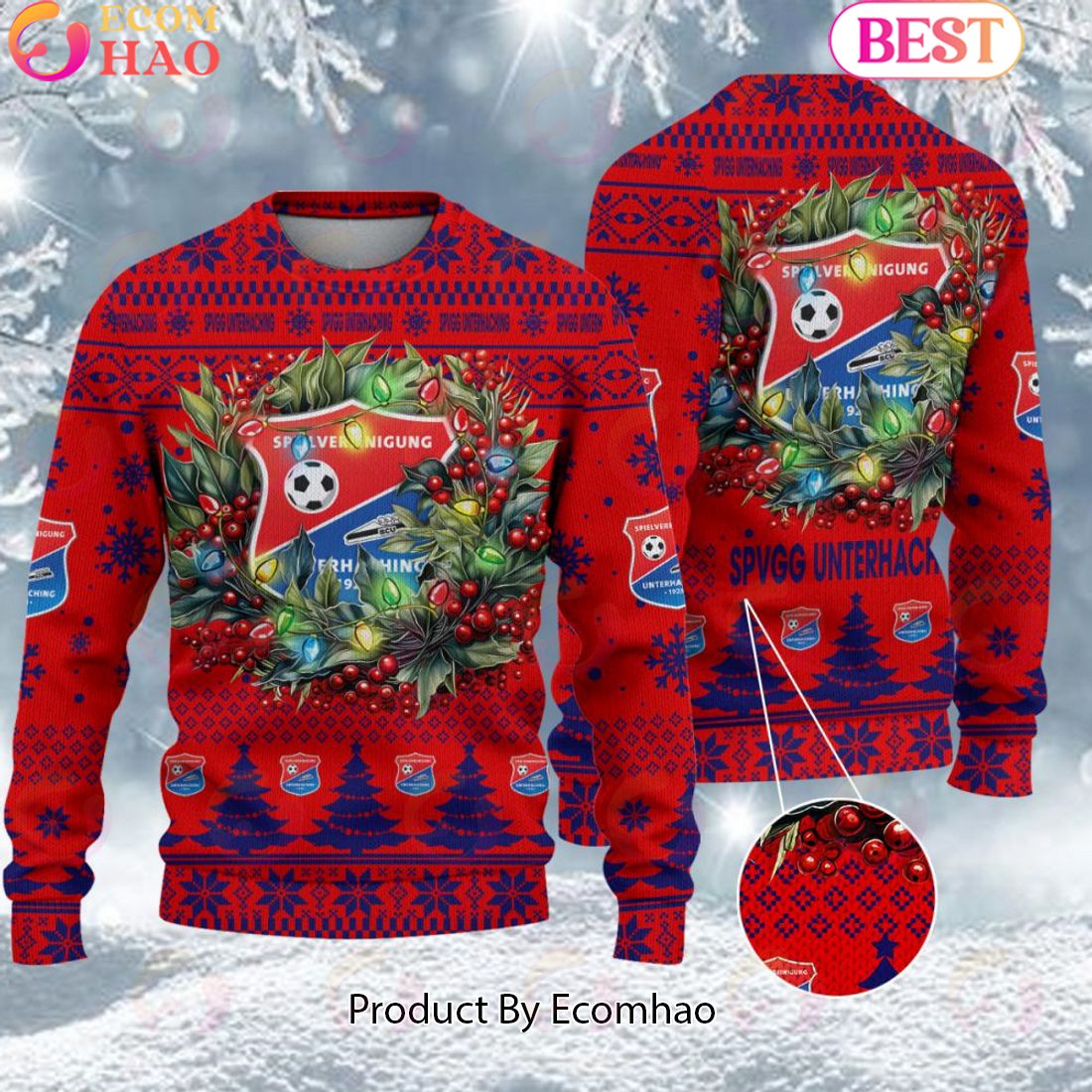 SpVgg Unterhaching Bundesliga Ugly Sweater