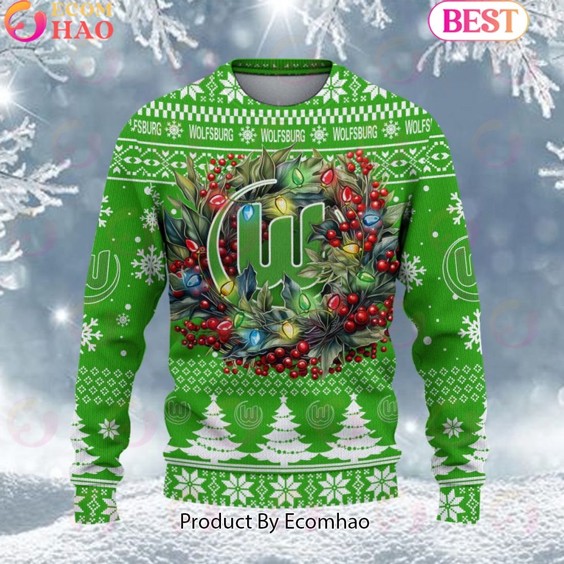 VfL Wolfsburg Bundesliga Ugly Sweater