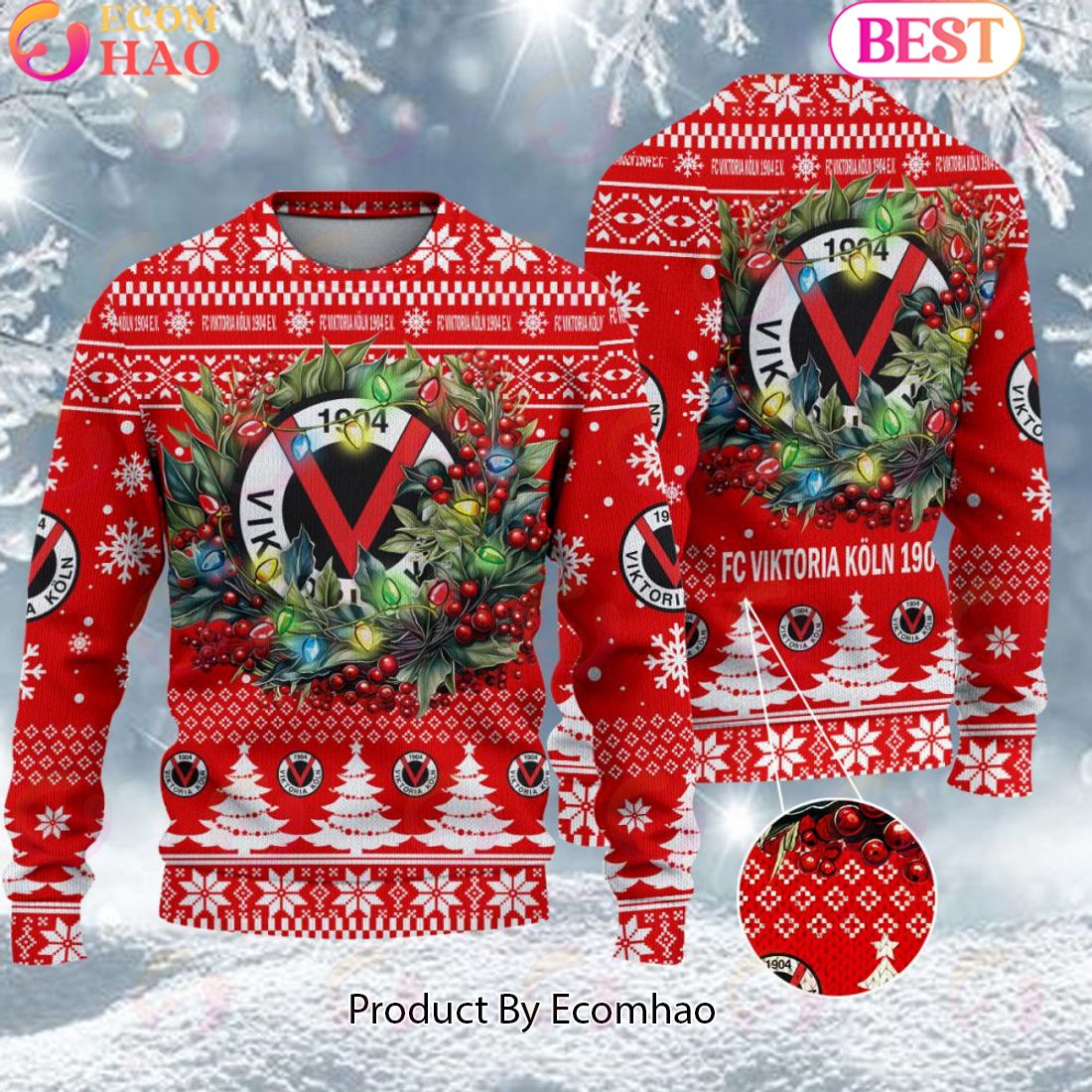 Viktoria Koln Bundesliga Ugly Sweater