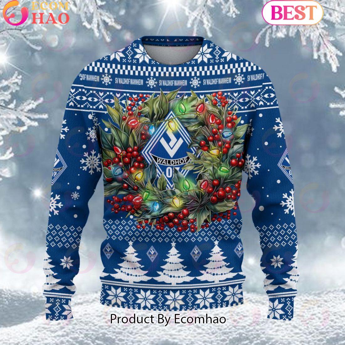 Waldhof Mannheim Bundesliga Ugly Sweater