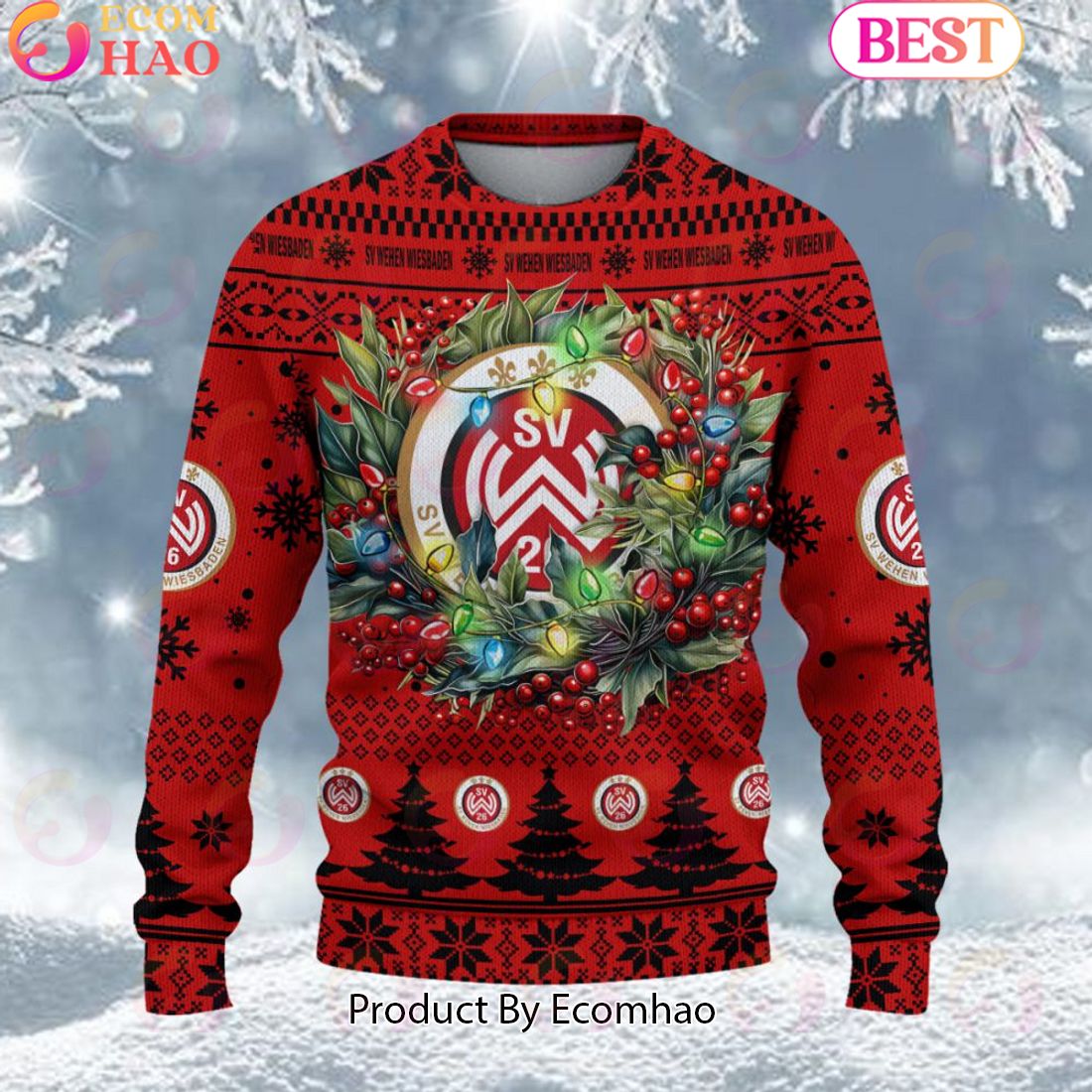 Wehen Wiesbaden Bundesliga Ugly Sweater