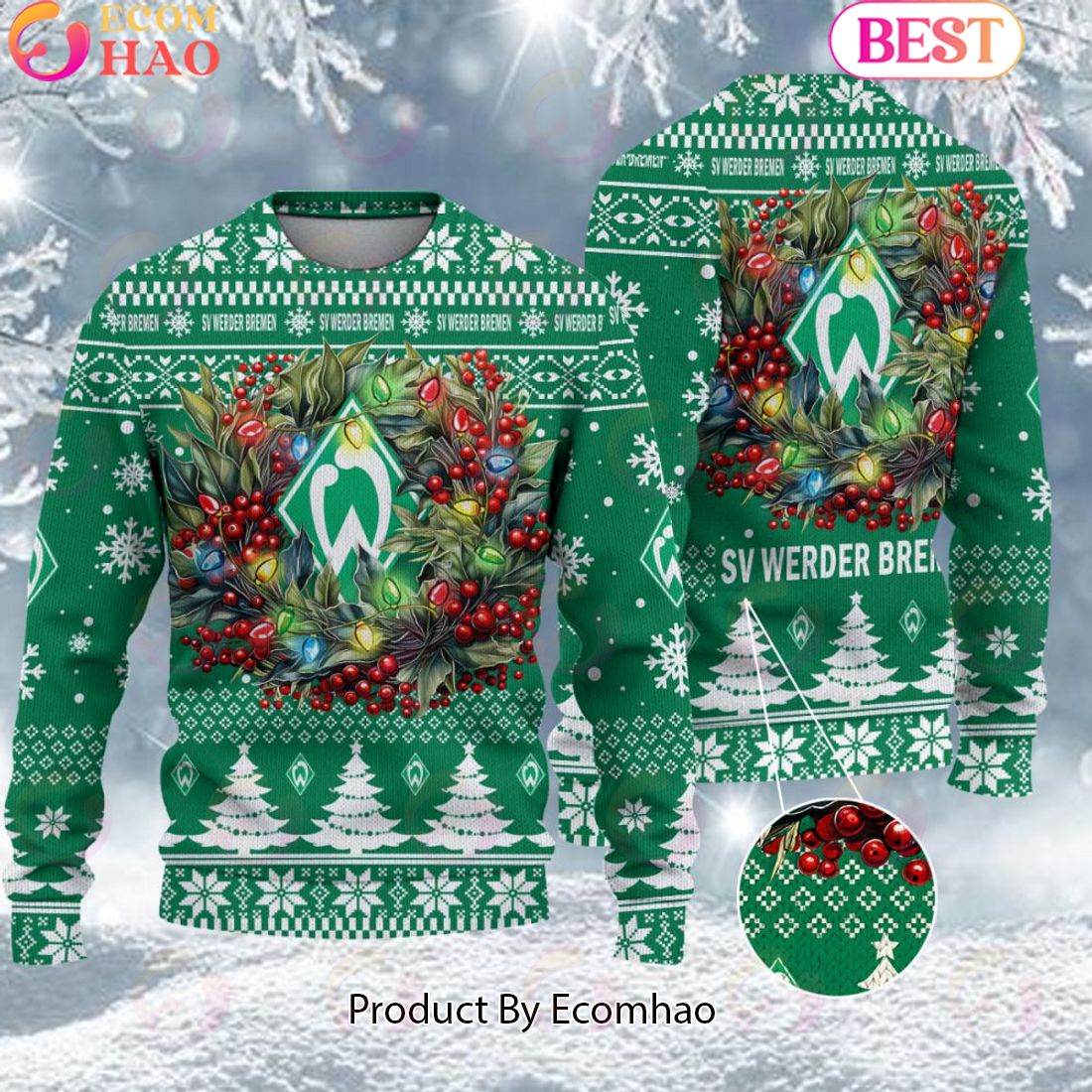 Werder Bremen Bundesliga Ugly Sweater