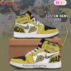Custom Name WHL .Edmonton Oil Kings Air Jordan 1, Hightop