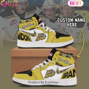 Custom Name WHL Brandon Wheat KingsAir Jordan 1, Hightop