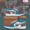 Custom Name WHL Lethbridge Hurricanes Air Jordan 1, Hightop