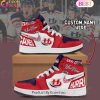 Custom Name WHL Medicine Hat Tigers Air Jordan 1, Hightop