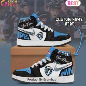 Custom Name WHL Winnipeg ICEAir Jordan 1, Hightop