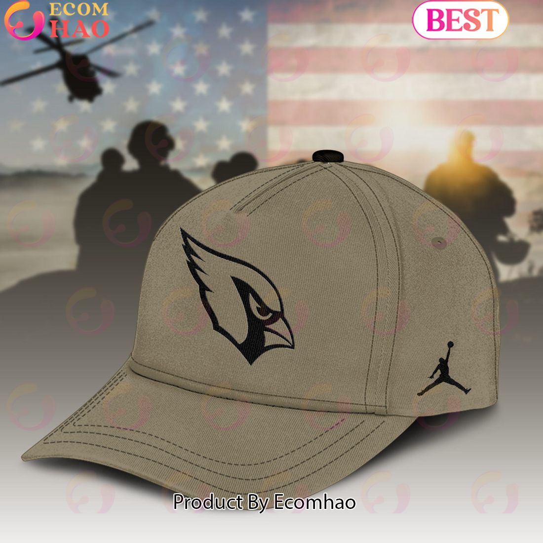 Arizona Cardinals NFL Premium 3D Salute To Service For Veterans Day Cap Classic