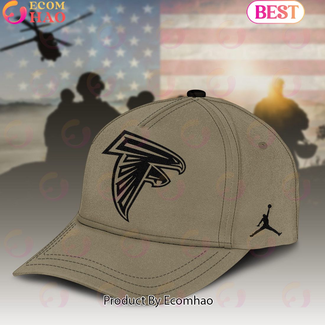 Atlanta Falcons NFL Premium 3D Salute To Service For Veterans Day Cap Classic