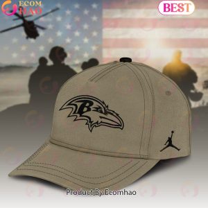 Baltimore Ravens NFL Premium 3D Salute To Service For Veterans Day Cap Classic