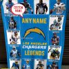 Custom Name NFL Las Vegas Raiders Legends Fleece Blanket