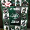 Custom Name NFL New York Giants Legends Fleece Blanket