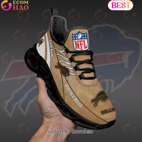 Custom Name NFL Buffalo Bills X Salute to Service For Veterans Day Celebration Max Soul Shoes