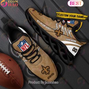 Custom Name NFL New Orleans Saints X Salute to Service For Veterans Day Celebration Max Soul Shoes Custom Name NFL New Orleans Saints X Salute to Service For Veterans Day Celebration Max Soul Shoes