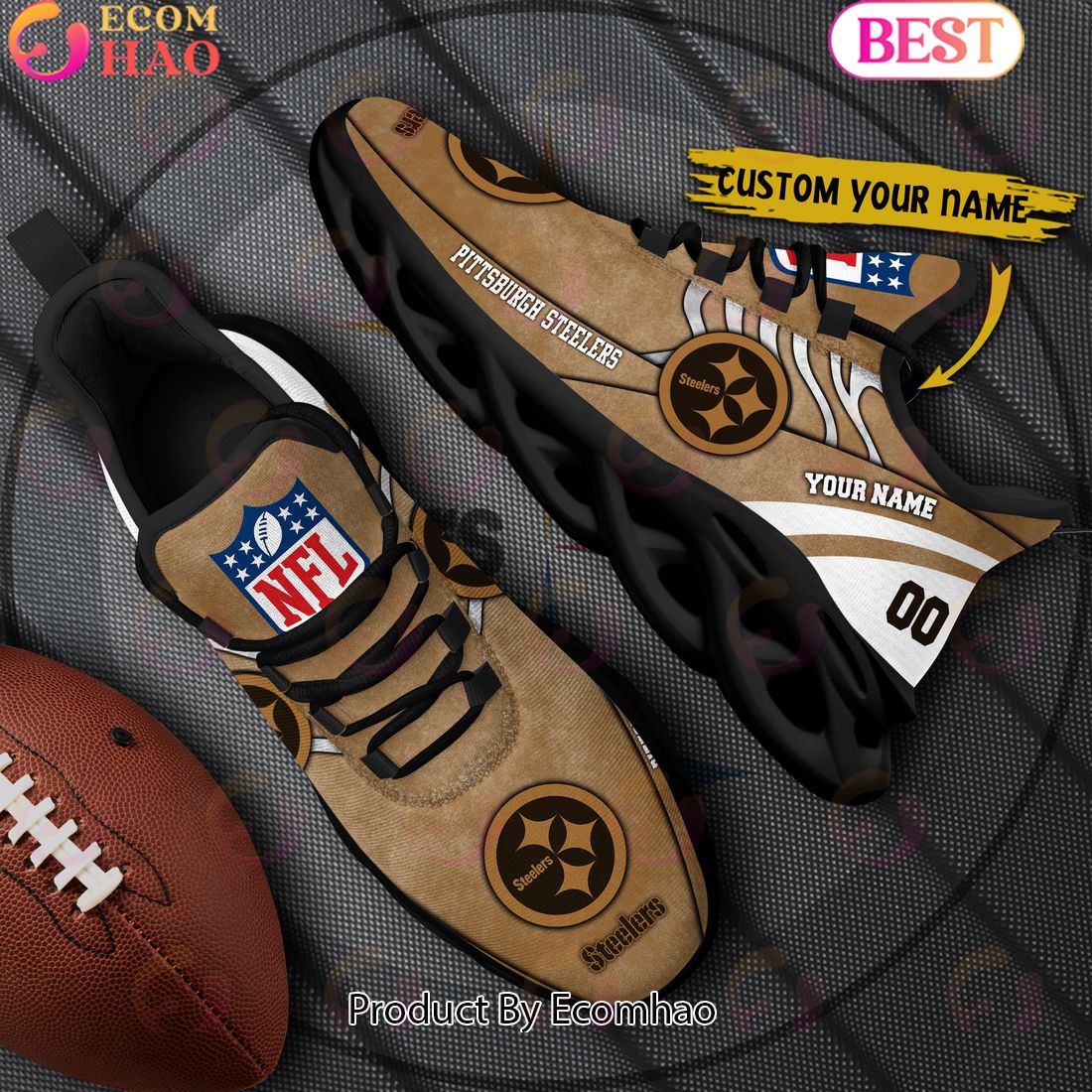 Custom Name NFL Tennessee Titans X Salute to Service For Veterans Day Celebration Max Soul Shoes