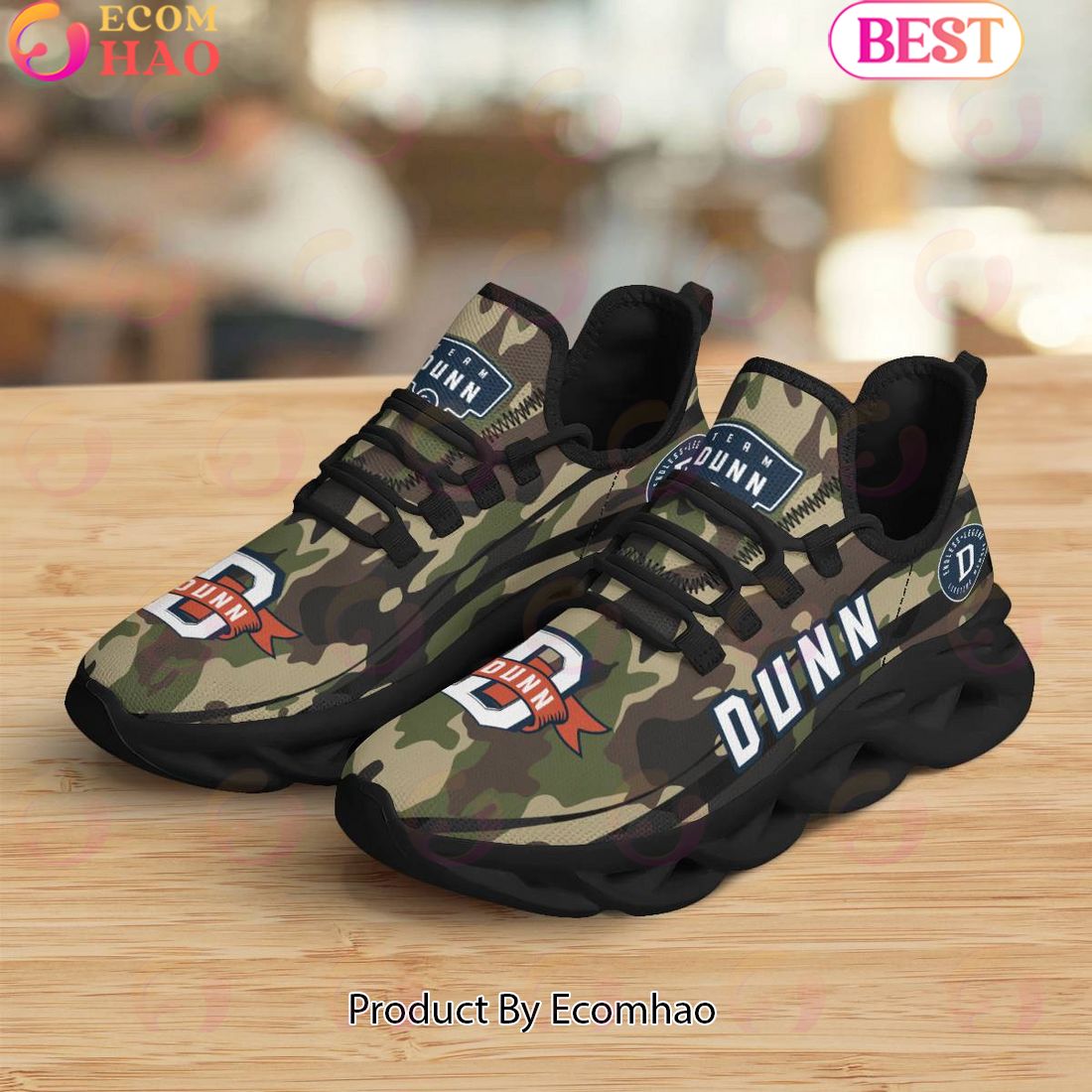 Dunn Endless Legend Lifetime Member Special Camo Military Design Max Soul Shoes, Sneakers