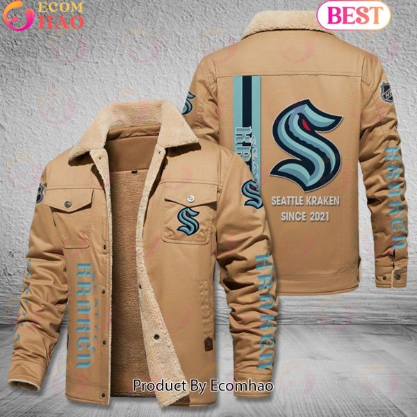 NHL Seattle Kraken Since 2021 Leather Jacket