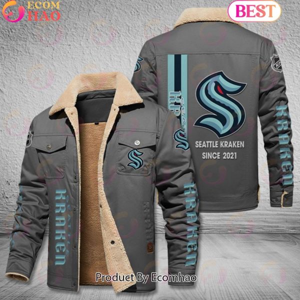 NHL Seattle Kraken Since 2021 Leather Jacket
