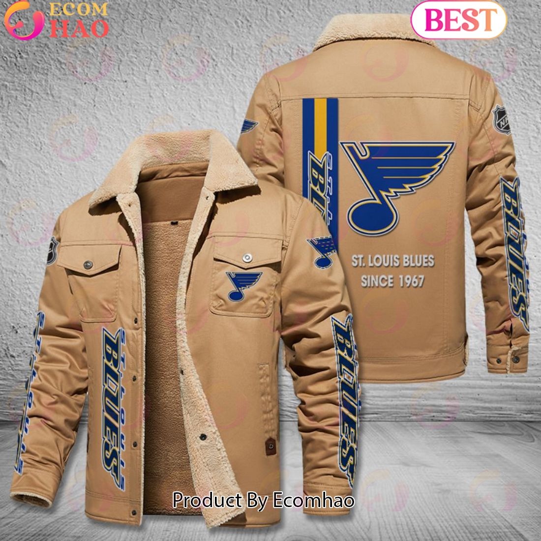 Custom Name NHL St. Louis Blues Special Hawaiian Tropical Style Button Shirt  - Ecomhao Store