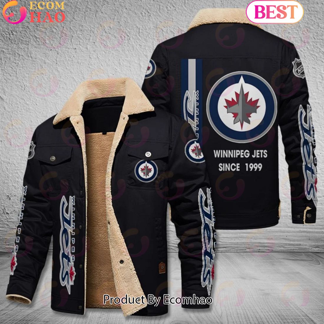 NHL Winnipeg Jets Since 1999 Leather Jacket