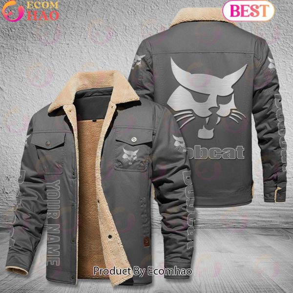 Bobcat Tractors Leather Jacket